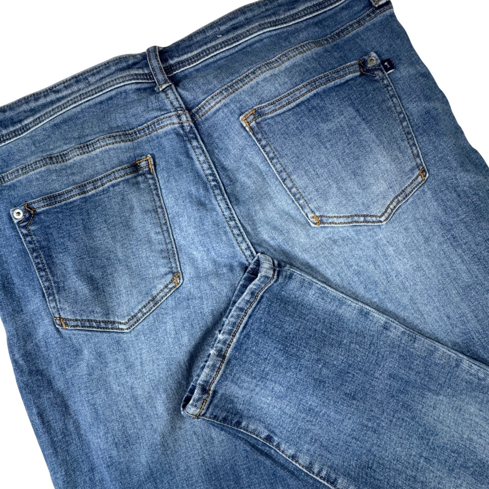 Pilcro Slim Boyfriend Jeans Women 31 Medium Wash Stretch Anthropologie 34x30